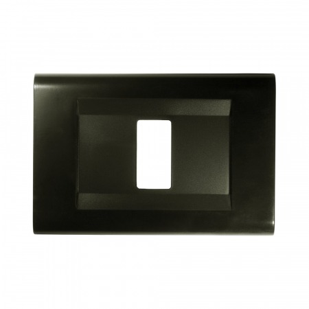 Placca Click 1 Posto Nero compatibile con Bticino Magic - Feb Elettrica